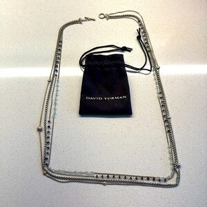 David Yurman Starburst Collection 4 Strand Necklace